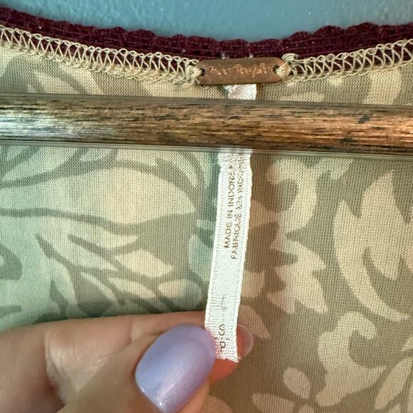 Free people velvet burnout mini dress - Picture 5 of 5